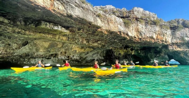 Leuca kayak tour + swimming + speleo-trek in cave - What to Expect from the Leuca Kayak Tour