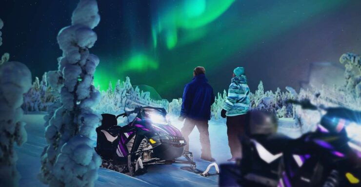 Levi: Electric Snowmobiling and Northern Lights - Experience Highlights