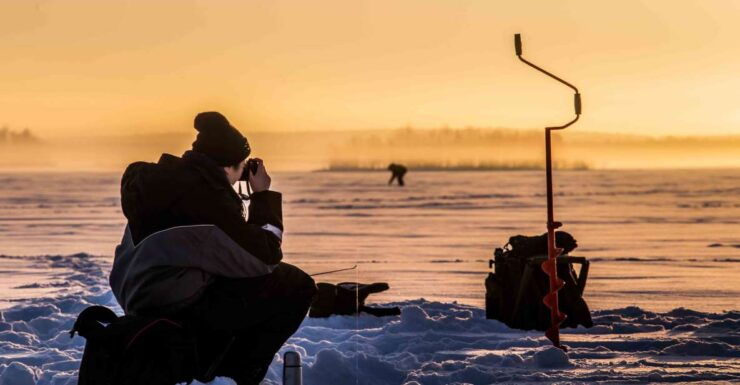 Levi: Ice Fishing on a Frozen Lake - Activity Details