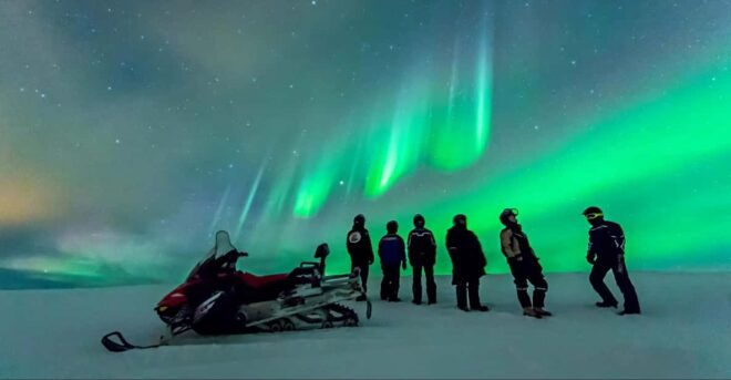 Levi: Northern Lights Snowmobile Safari and Campfire Picnic - Detailed Itinerary