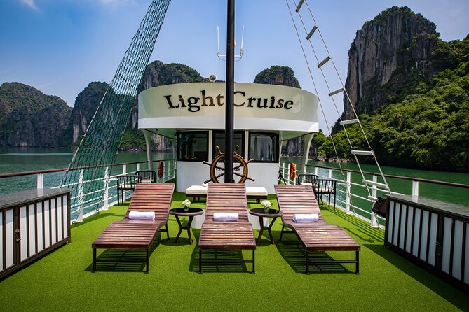 Light Cruise - Best Halong Bay Day Tour With Small Group on Boat - Staff, Activities, and Food Highlights
