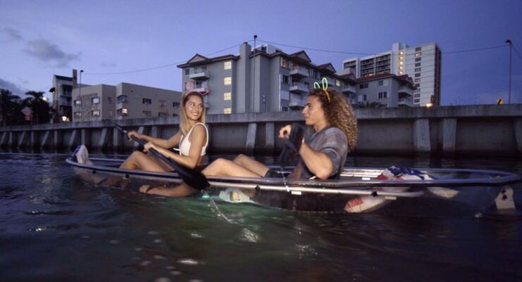 Lighted Clear Kayaks at Night W/ Champagne in Miami Beach - Booking and Reservation Details
