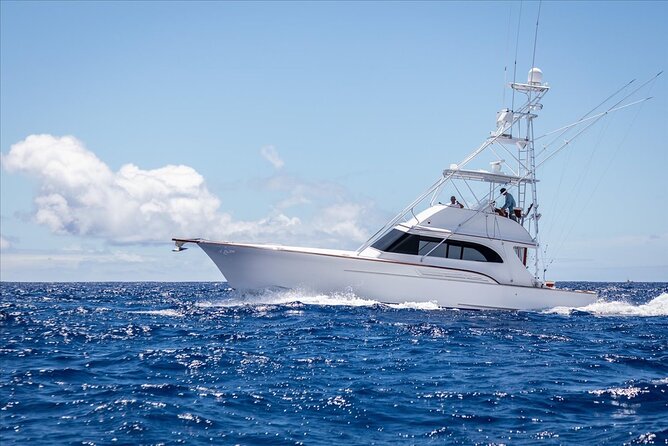 Lihue, Kauai: Private Big Game Fishing Charter - The Fishing Boat: 45-foot Bertram Sport Fisher