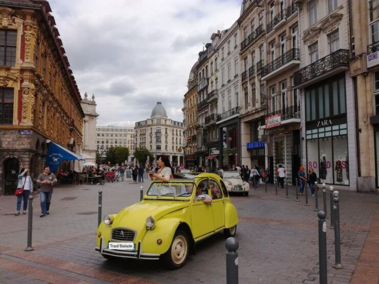 Lille Driving Tour by Convertible Citroen 2CV - Unique Driving Experience