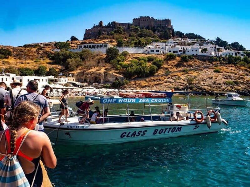 Lindos: 3 Hour Glass Bottom Boat Tour with Snorkelling - Exploring Lindos from the Water: The 3-Hour Glass Bottom Boat Tour