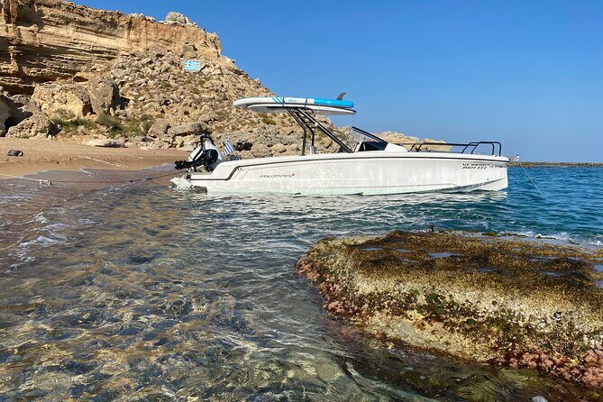 Lindos Rent a Boat - Axopar 25 CT - Half Day - The Sum Up