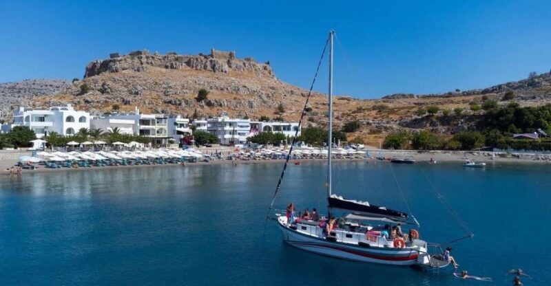 Lindos: Sailboat Cruise with Prosecco and more - Good To Know