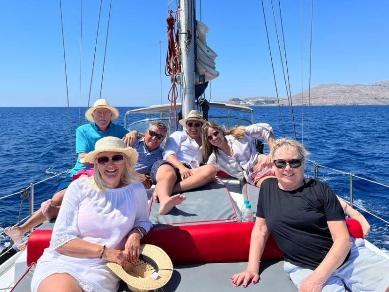 Lindos: Sailboat Cruise with Prosecco and more - What the Itinerary Looks Like