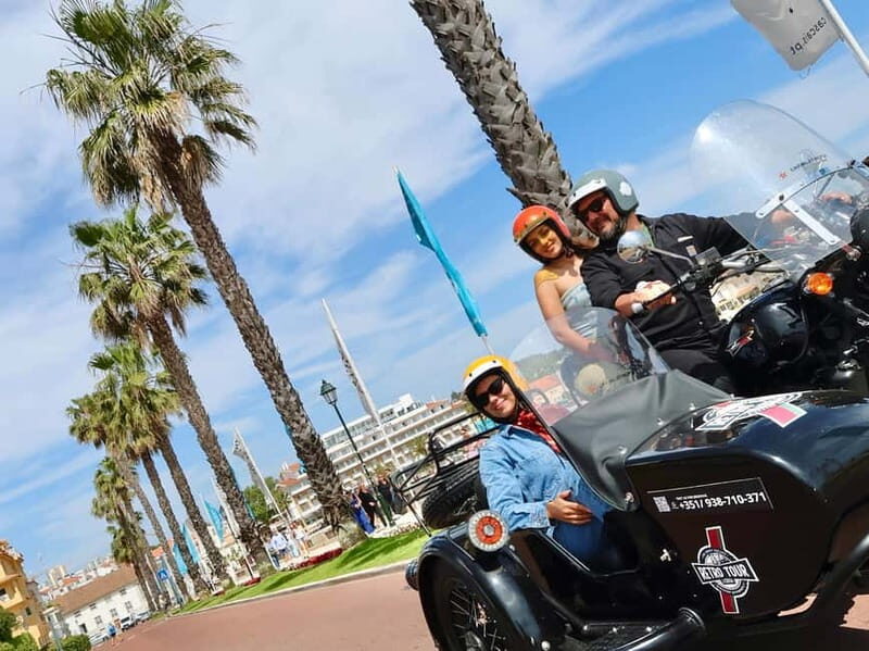 Lisbon : Cascais-Cabo da Roca Motorcycle side-car Tour 2H - FAQs