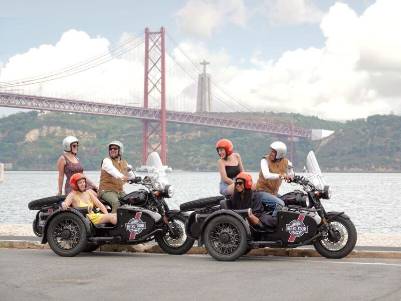 Lisbon : El Cristo-Rei Motorcycle Side-car Tour - Crossing the 25th of April Bridge