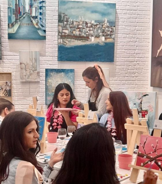 Lisbon: Paint and Sip in an Art Gallery With Portuguese Wine - The Sum Up