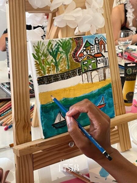 Lisbon: Paint and Sip in an Art Gallery With Portuguese Wine - Directions