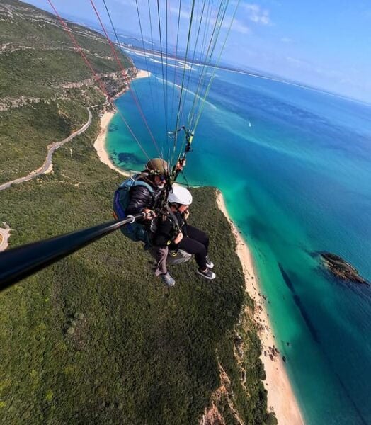 Lisbon: Paragliding Flight - Serra Da Arrábida - Memorable Flight Experience
