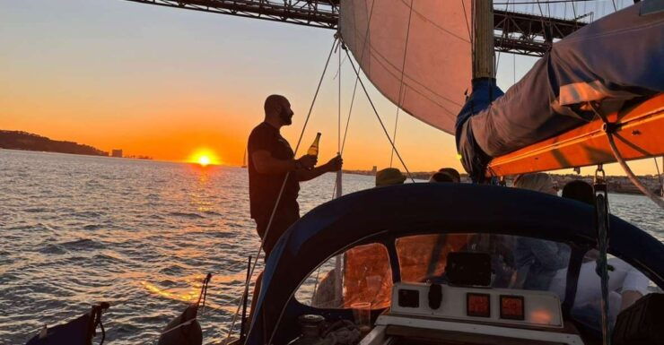 Lisbon: Sailboat Sunset Tour With a Drink - Experience Highlights