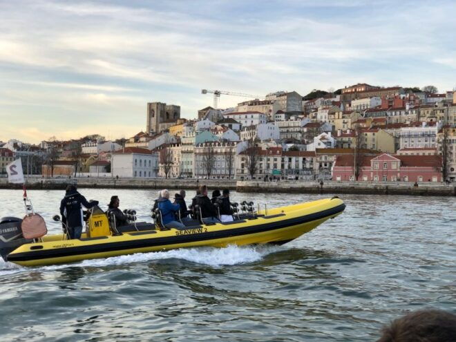 Lisbon Speedboat Sunset With Monuments Sightseeing - Booking Information