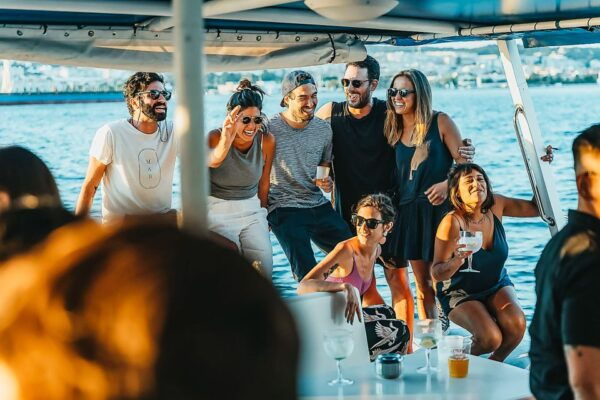 Lisbon: Sunset Catamaran- Music, a Drink & Christmas Lights - Winter Preparation and Christmas Illumination