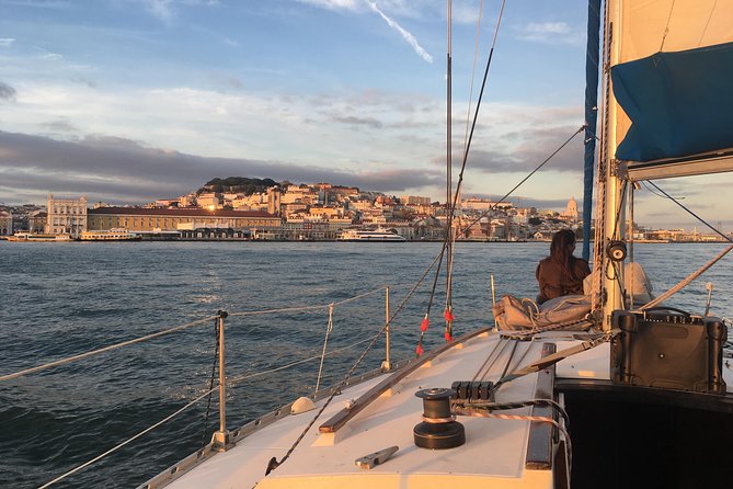 Lisbon Sunset Sensations on a Private Sailing Boat With Wine&Snacks - Ideal for Couples