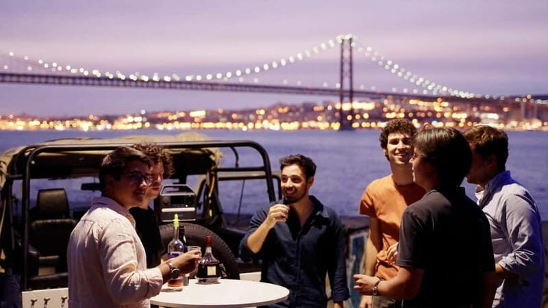 LISBON SUNSET TO NIGHT in Vintage Jeep with FOOD & DRINKS - Good To Know