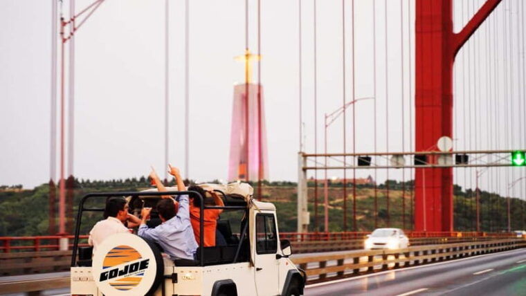 LISBON SUNSET TO NIGHT in Vintage Jeep with FOOD & DRINKS - Deep Dive into the Experience