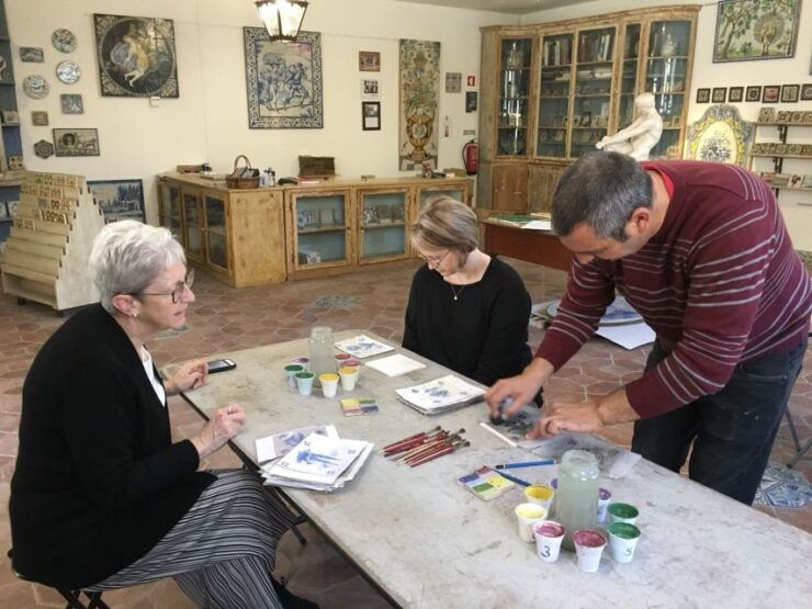 Lisbon Tiles and Tales: Full-Day Tile Workshop and Tour - Workshop Experience in Azeitão