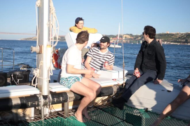 Lisbon View From the Tejo: Catamaran With OPEN BAR and Music - Meeting Point Information