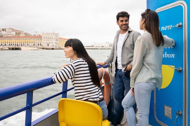 Lisbon Walking Tour, Belém Neighborhood, Tram and Boat Ride - Crossing the Tagus by boat