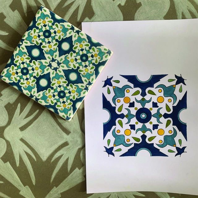 Lisbon:Azulejos'design/Create Your Own Tile - Workshop Details