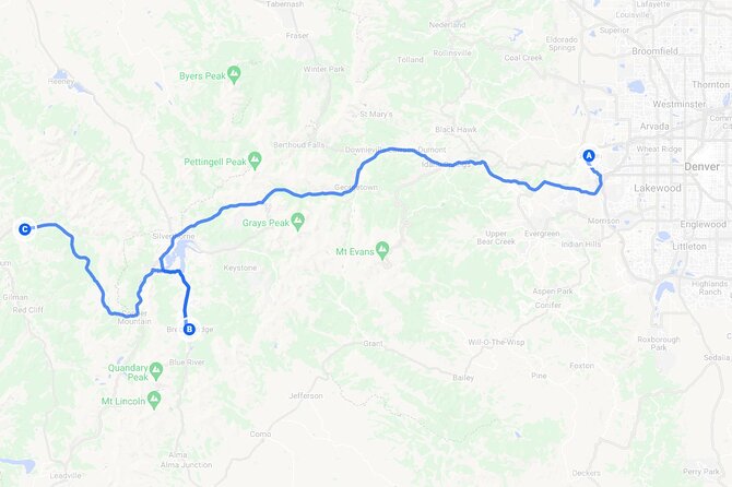 Listen to a Tour Guide While You Drive Between Golden and Vail / Breckenridge - Tour Highlights