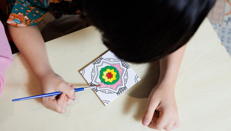 Little Hands, Big Colors: The Intan Peranakan Tile Experience - Taking home a handmade keepsake