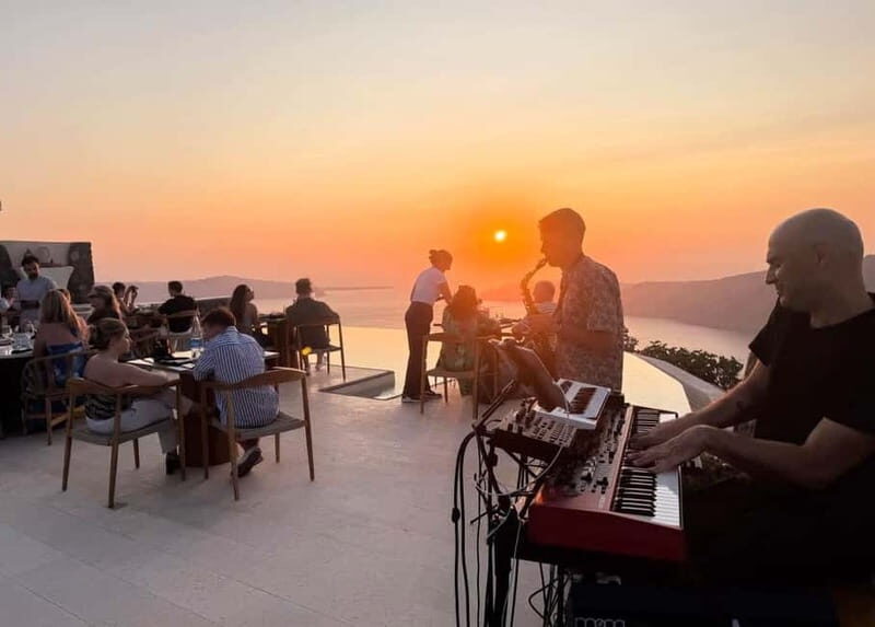 Live Music Dinner with Sunset and Caldera Views - The “Together We Taste” Communal Menu