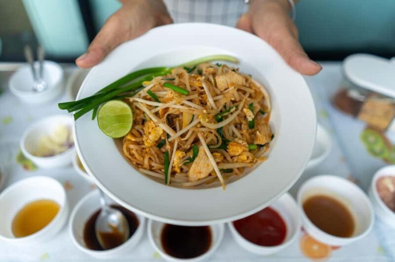 Local Krabi: Cooking Demo, Market Walk, Bamboo Raft & Fruit - Relaxing on the Bamboo Raft