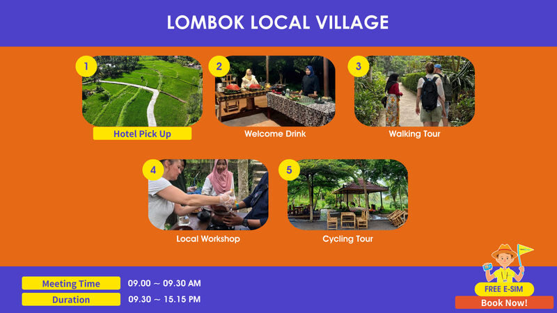 Lombok Local Village Tour & Workshop | Multilingual Guide - Starting with a welcome in Bonjeruk