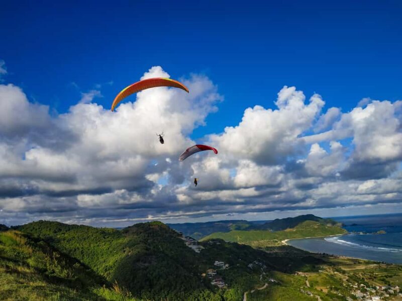 Lombok : Tandem Paragliding with Pilot & Beach Tour - Relaxing at Selong Belanak Beach