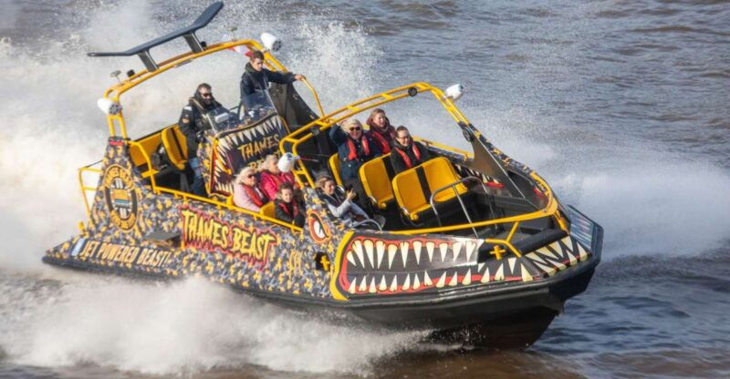 London: 40-Minute Thames Beast Jetboat Tour - An Exciting Twist on Thames Sightseeing