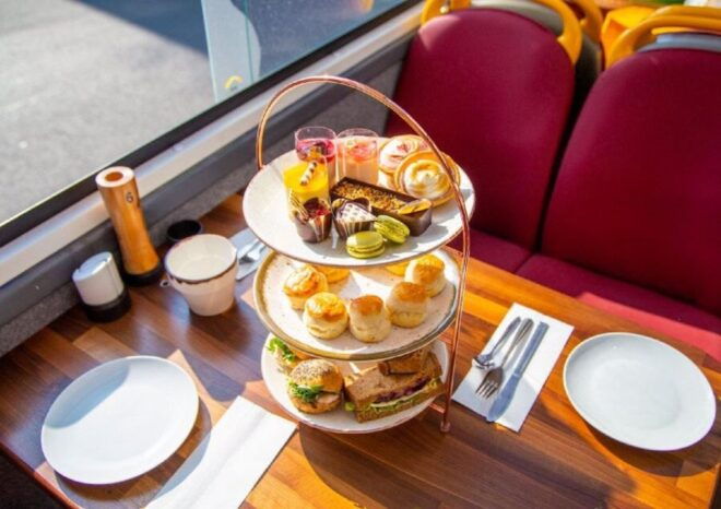 London: Afternoon Tea Bus With a Glass of Prosecco - Full Description