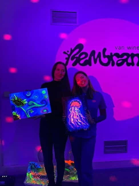 London: Bottomless Sip & Paint in the Dark - The Itinerary Breakdown