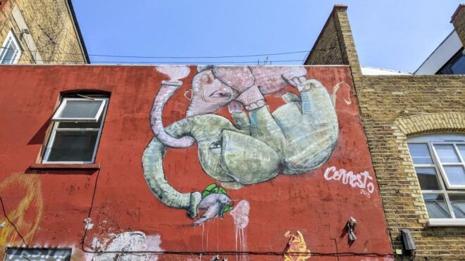 London: Brick Lane Street Art and Graffiti Self-Guided Tour - Famous Street Artists and Artworks
