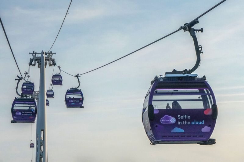 London Cable Car Ticket - A short flight over the Thames