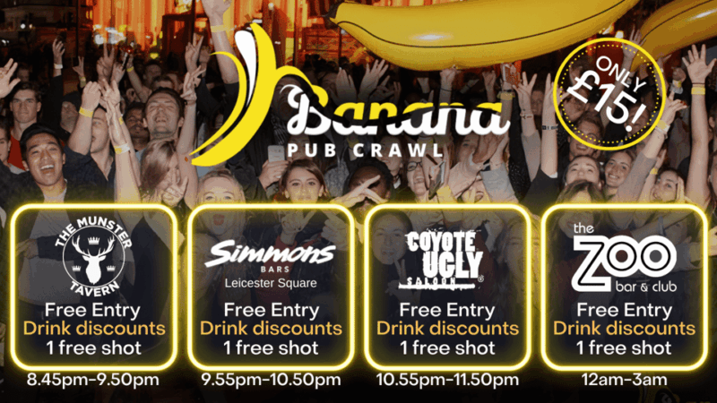London : Central London Bar Crawl with discounts on drinks - What Travelers Love & Expect  
