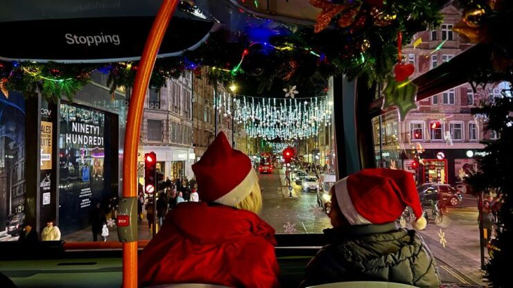 London: Christmas Lights Sightseeing Open-Top Bus Tour - Booking Information