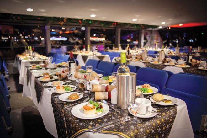 London: Christmas Party Dinner Cruise - Festive Dining Experience