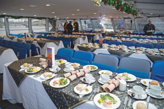 London: Christmas Party Lunch Cruise - Full Description