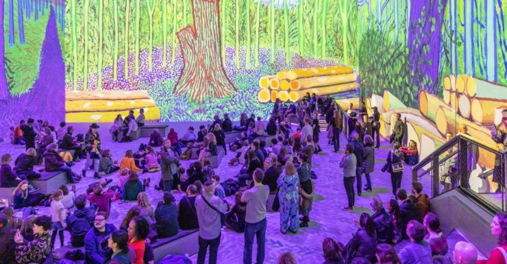 London: David Hockneys Immersive Exhibition Entry Ticket - Ticket Details