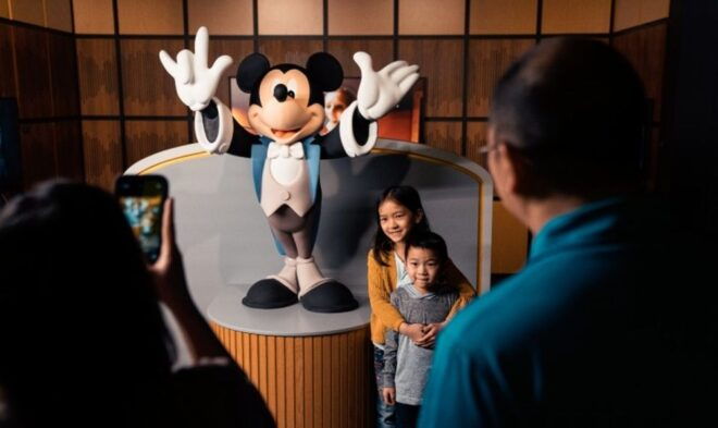 London: Disney 100 The Exhibition & London Open Top Bus Tour - Artifacts and Behind-the-Scenes