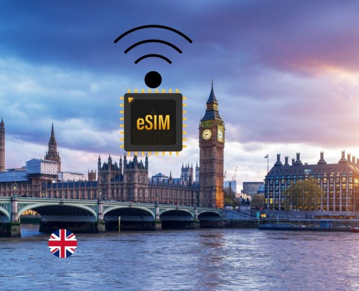 London: Esim Internet Data Plan for United Kingdom UK 4g/5gb - Plan Details