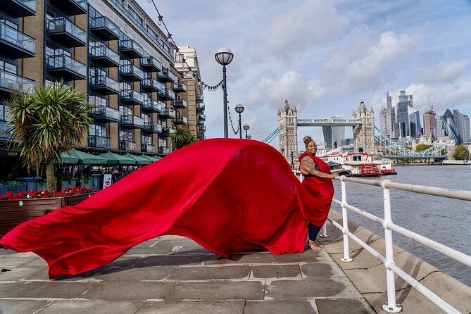 London Flying Dress Photoshoot - Magnificent London Photoshoot Experience