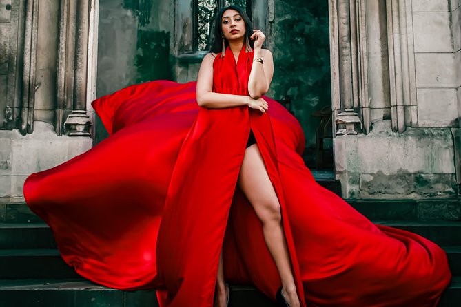 London Flying Dress Photoshoot - Booking Confirmation and Accessibility