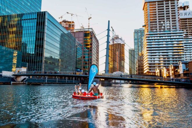 London: Hot Tub Boat Guided Historical Docklands Cruise - Reserve Now & Pay Later
