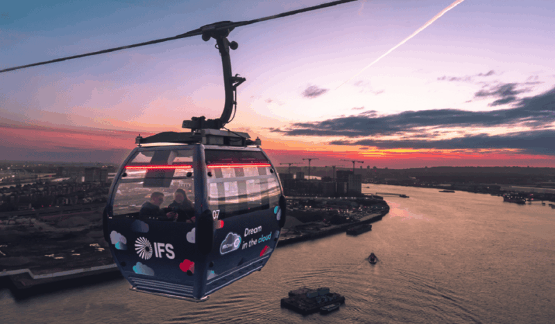 London: IFS Cloud Cable Car Champagne Experience - What to Expect During the Ride