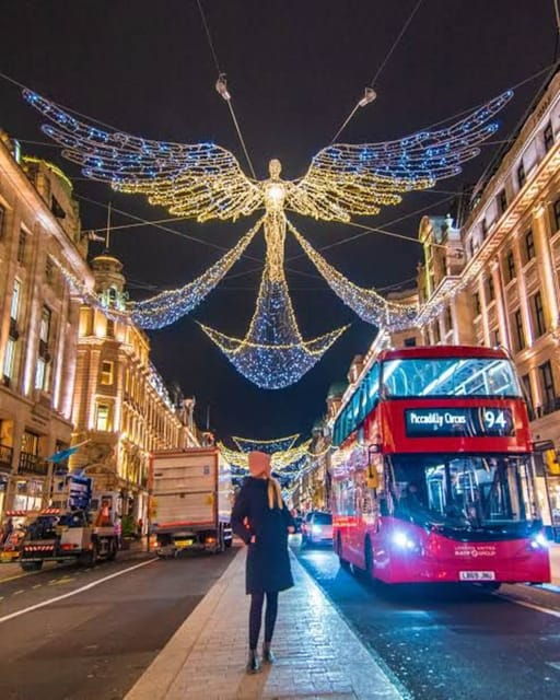 London: Magical Christmas Lights Guided Tour by Private Taxi - What to Expect